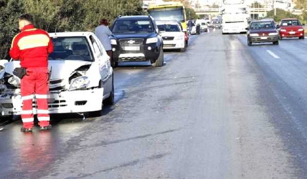 Κρήτη: Αναστάτωση από καραμπόλα πέντε αυτοκινήτων