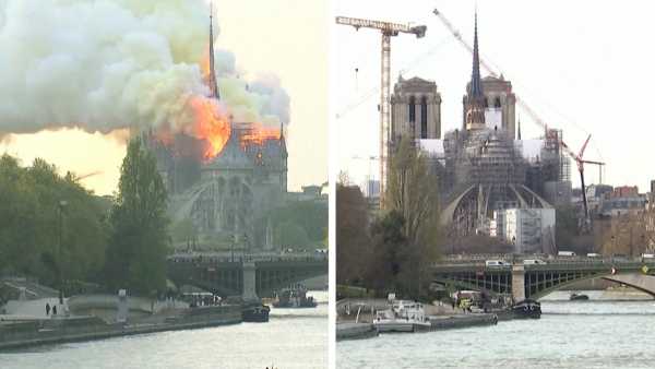 Βίντεο: Το πριν και το μετά της Παναγίας των Παρισίων πέντε χρόνια μετά την πυρκαγιά