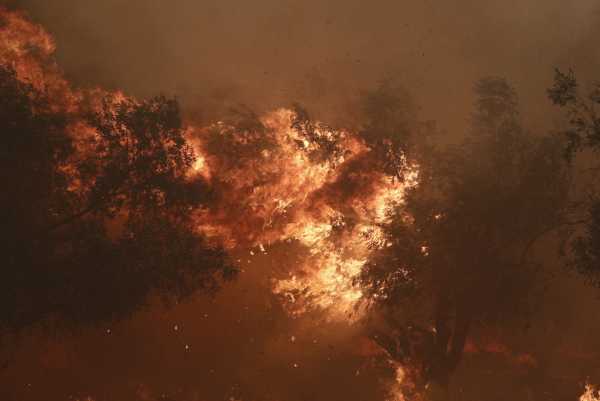 Πυρκαγιές: Μήνυμα 112 για εκκένωση του Λόφου Κυρίλλου προς Μάνδρα