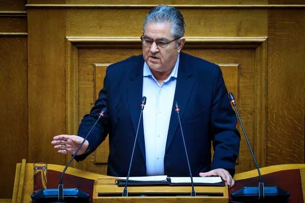 Πρόταση δυσπιστίας: Την Τετάρτη η ομιλία του Δ. Κουτσούμπα στη Βουλή λόγω προγραμματισμένης επίσκεψης στην Κύπρο