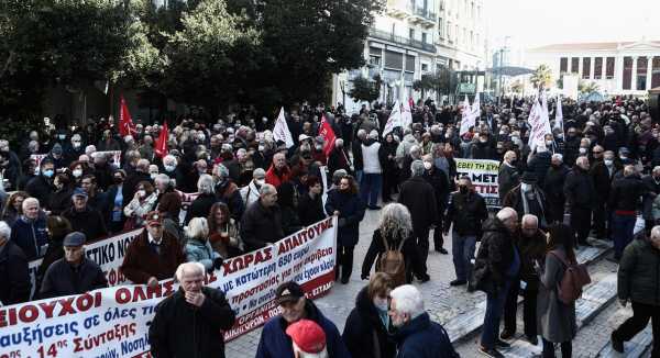 Παναττική κινητοποίηση των συνταξιούχων – Συγκεντρώσεις και στη Θεσσαλονίκη