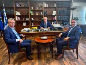 Συνάντηση Περιφερειάρχη Κρήτης με τον Αναπληρωτή Υπουργό Ανάπτυξης για έργα της Κρήτης
