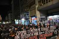 Πορεία στο κέντρο της Αθήνας για τα 15 χρόνια από τη δολοφονία του Αλέξη Γρηγορόπουλου